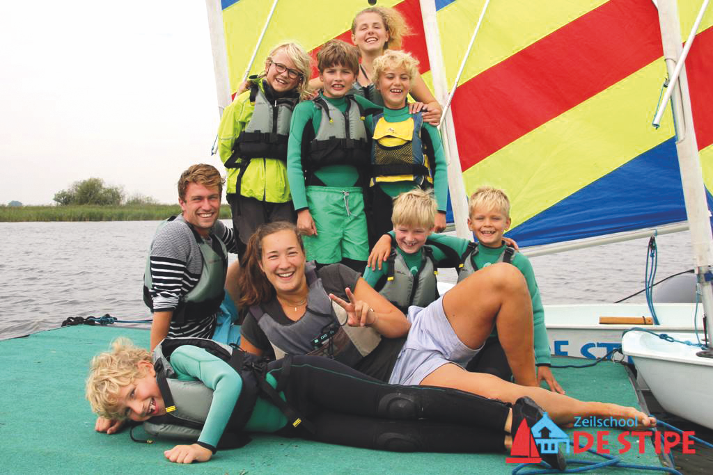 Zeilen in de optimist